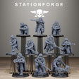 Tabletop Terrain Miniature GrimGuard Jungle Fighter Snipers