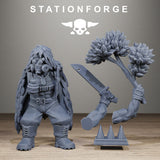 Tabletop Terrain Miniature GrimGuard Jungle Fighter Snipers