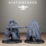 Tabletop Terrain Miniature GrimGuard Jungle Fighter Snipers