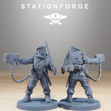 Tabletop Terrain Miniature GrimGuard Jungle Fighters