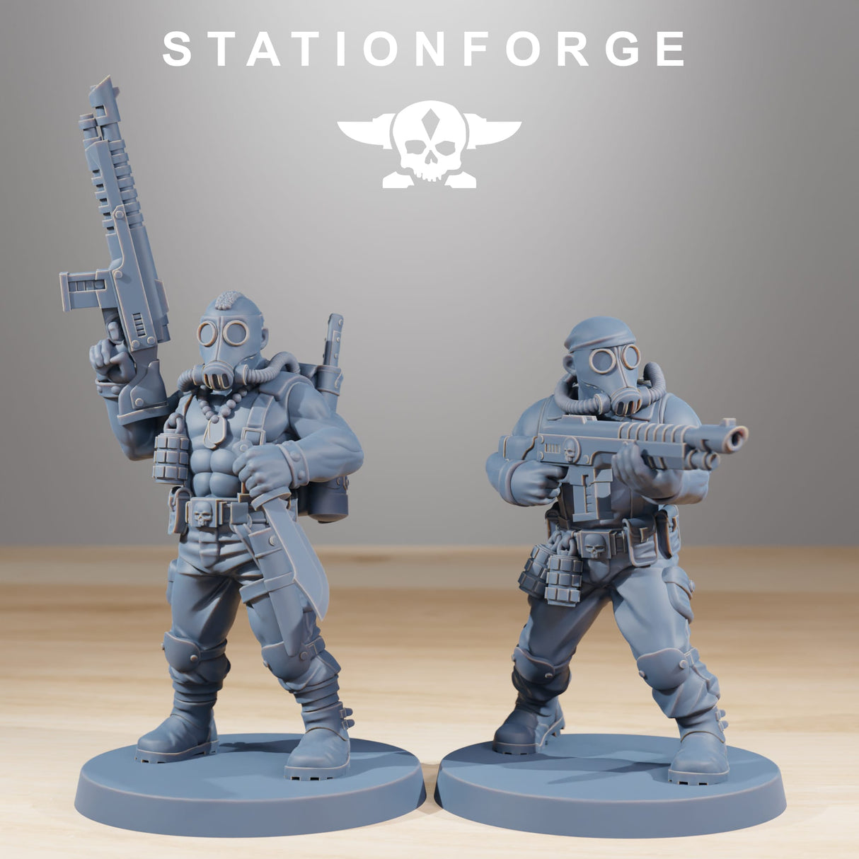 Tabletop Terrain Miniature GrimGuard Jungle Fighters
