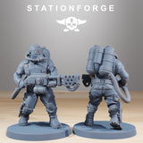 Tabletop Terrain Miniature GrimGuard Jungle Fighters