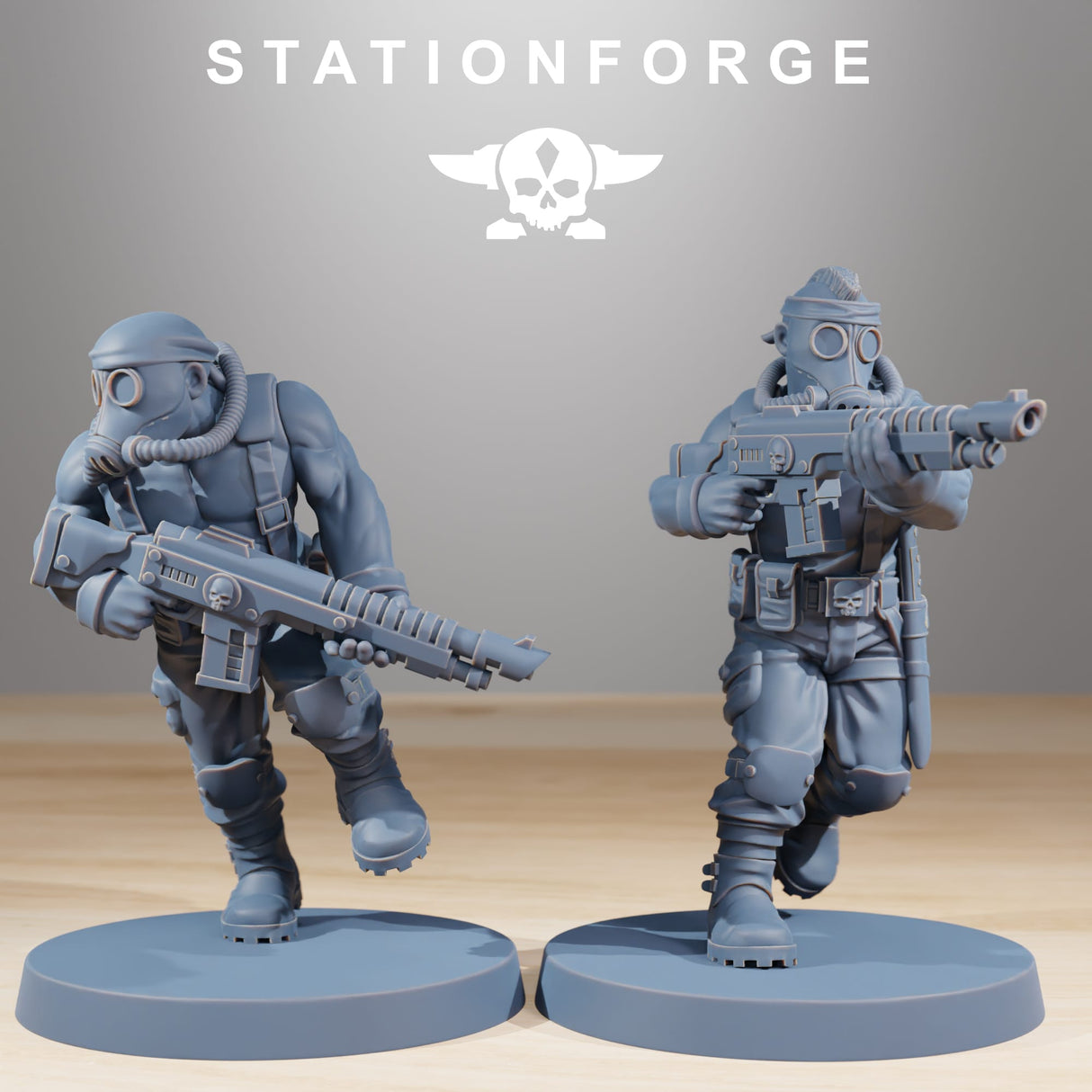 Tabletop Terrain Miniature GrimGuard Jungle Fighters