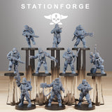 Tabletop Terrain Miniature GrimGuard Jungle Fighters