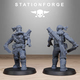 Tabletop Terrain Miniature GrimGuard Jungle Fighters 2