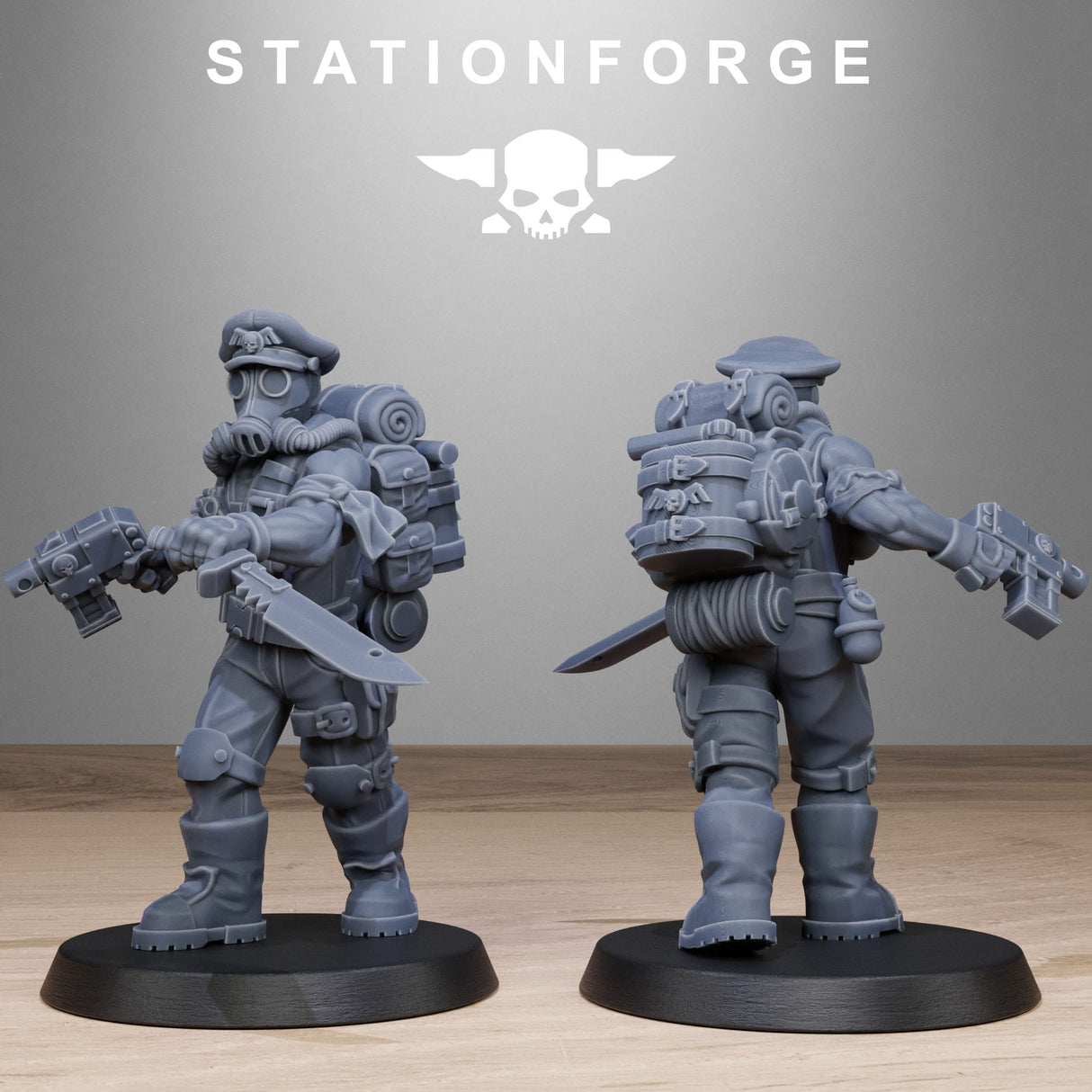 Tabletop Terrain Miniature GrimGuard Jungle Fighters 2