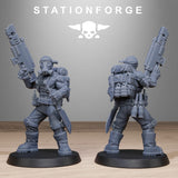 Tabletop Terrain Miniature GrimGuard Jungle Fighters 2