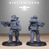Tabletop Terrain Miniature GrimGuard Jungle Fighters 2