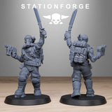 Tabletop Terrain Miniature GrimGuard Jungle Fighters 2