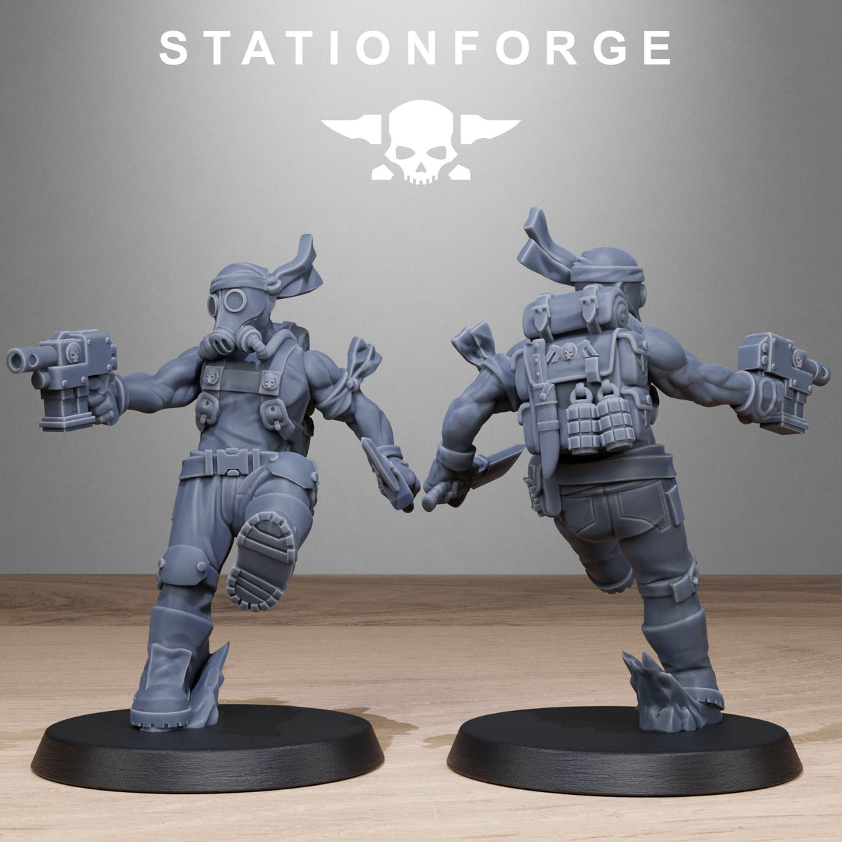 Tabletop Terrain Miniature GrimGuard Jungle Fighters 2