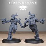 Tabletop Terrain Miniature GrimGuard Jungle Fighters 2