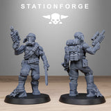 Tabletop Terrain Miniature GrimGuard Jungle Fighters 2