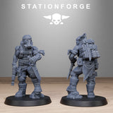 Tabletop Terrain Miniature GrimGuard Jungle Fighters 2