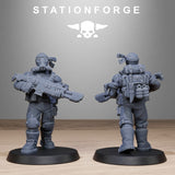 Tabletop Terrain Miniature GrimGuard Jungle Fighters 2