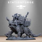 Tabletop Terrain Miniature GrimGuard Jungle Fighters Triceratank