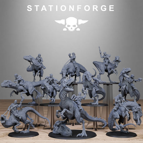 Tabletop Terrain Miniature GrimGuard Jungle Raptors