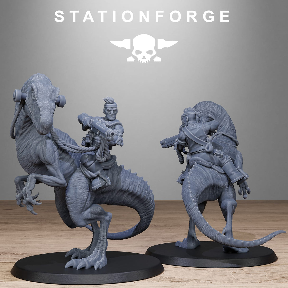Tabletop Terrain Miniature GrimGuard Jungle Raptors