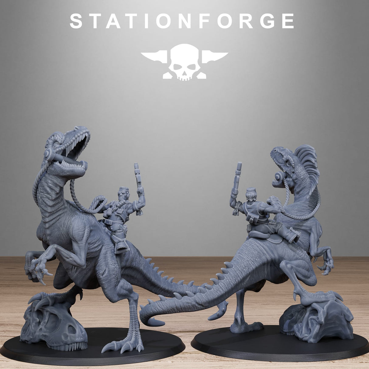 Tabletop Terrain Miniature GrimGuard Jungle Raptors