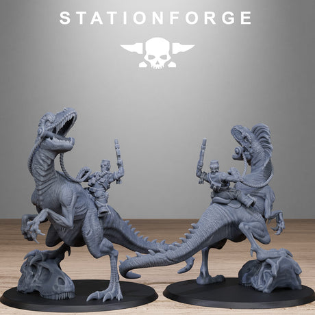 Tabletop Terrain Miniature GrimGuard Jungle Raptors