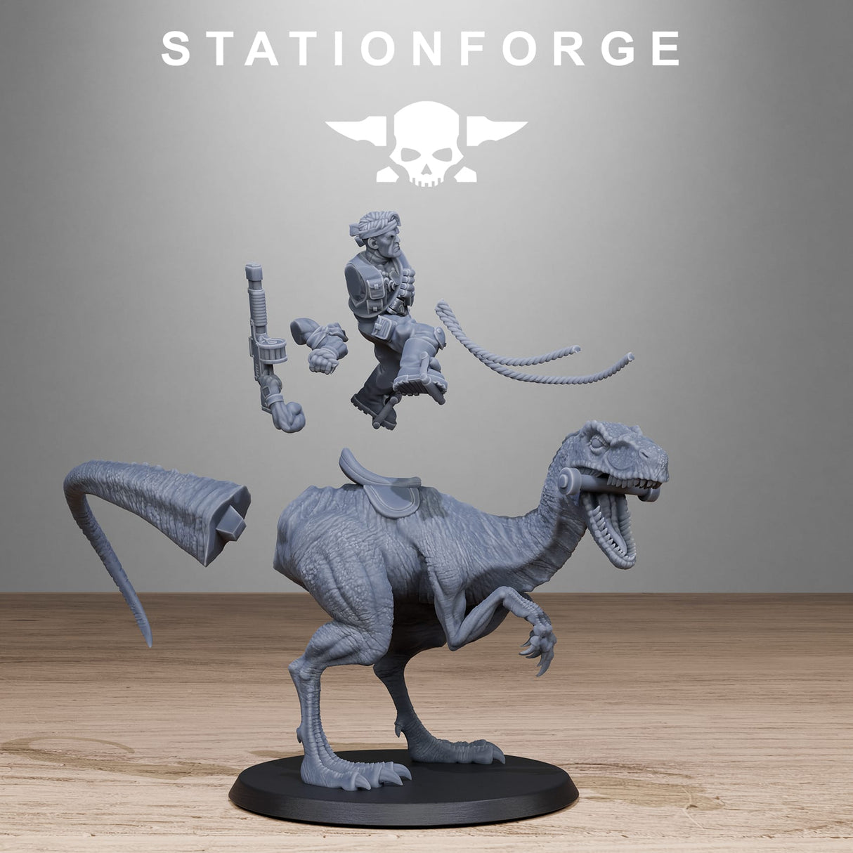 Tabletop Terrain Miniature GrimGuard Jungle Raptors