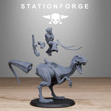 Tabletop Terrain Miniature GrimGuard Jungle Raptors