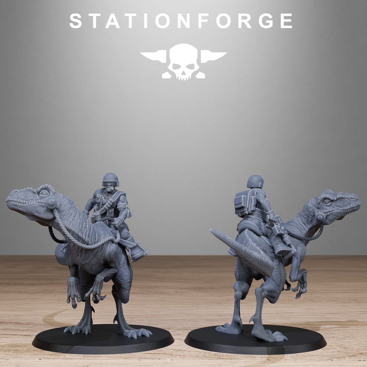 Tabletop Terrain Miniature GrimGuard Jungle Raptors