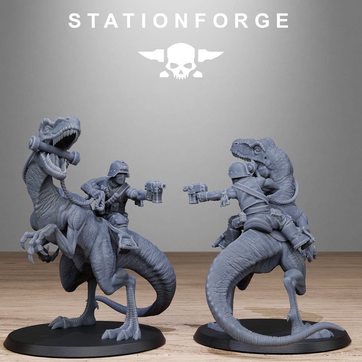 Tabletop Terrain Miniature GrimGuard Jungle Raptors