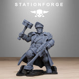 Tabletop Terrain Miniature GrimGuard Lieutenant