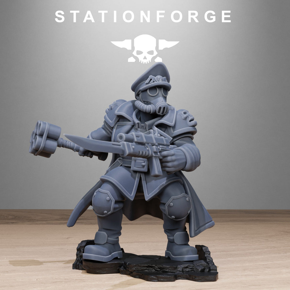 Tabletop Terrain Miniature GrimGuard Lieutenant