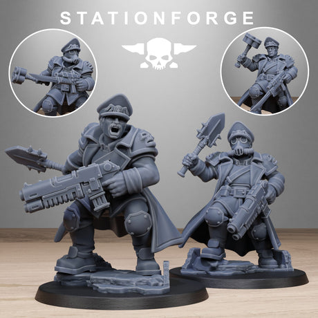 Tabletop Terrain Miniature GrimGuard Lieutenant