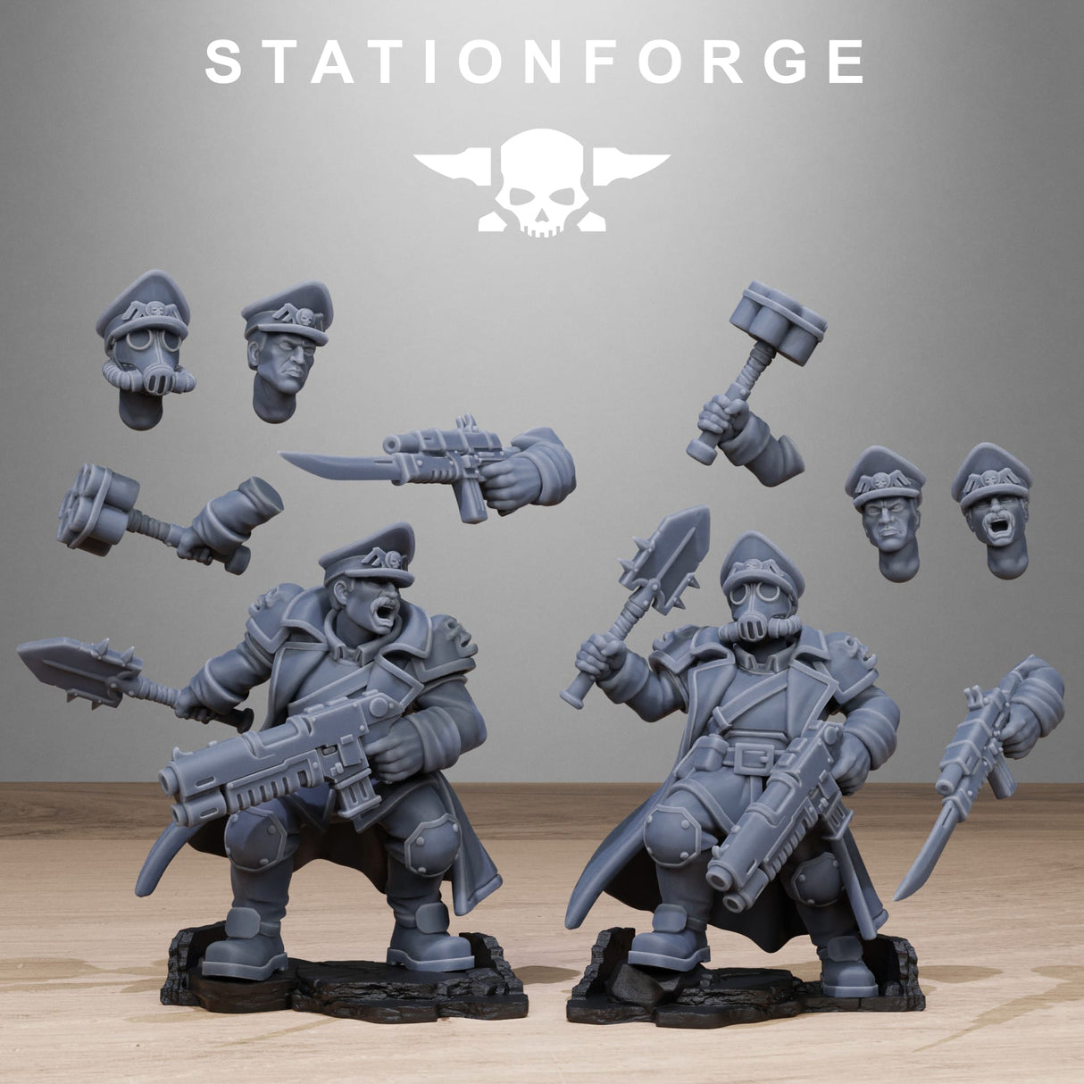 Tabletop Terrain Miniature GrimGuard Lieutenant