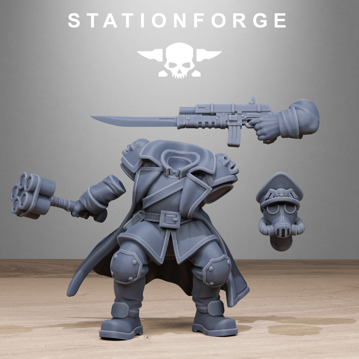 Tabletop Terrain Miniature GrimGuard Lieutenant