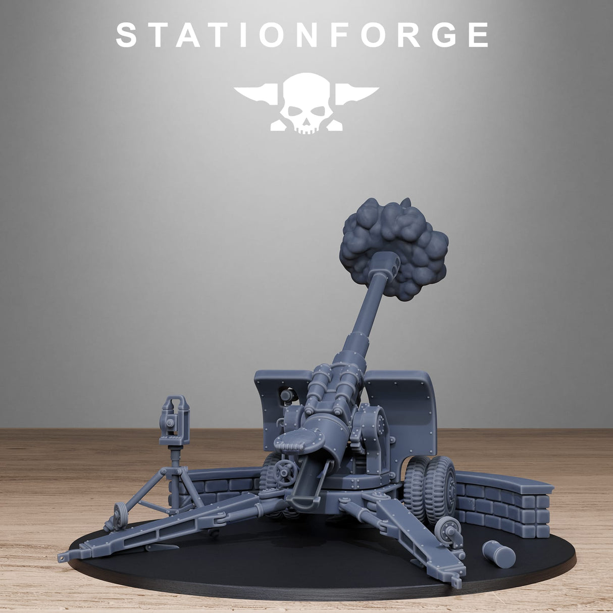 Tabletop Terrain Miniature GrimGuard Light Artillery 2.0