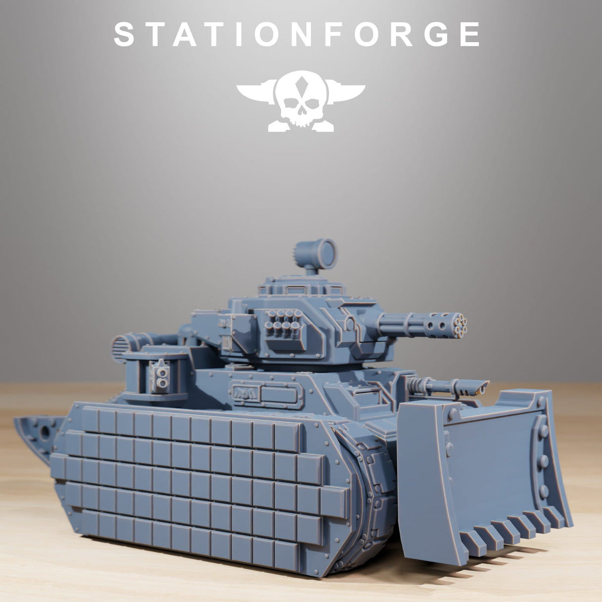 Tabletop Terrain Miniature GrimGuard Light Tank