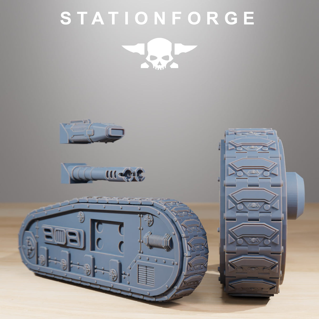 Tabletop Terrain Miniature GrimGuard Light Tank