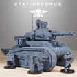 Tabletop Terrain Miniature GrimGuard Light Tank