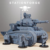 Tabletop Terrain Miniature GrimGuard Light Tank