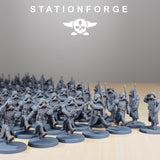 Tabletop Terrain Miniature Grimguard Marching Poses