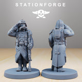 Tabletop Terrain Miniature Grimguard Marching Poses