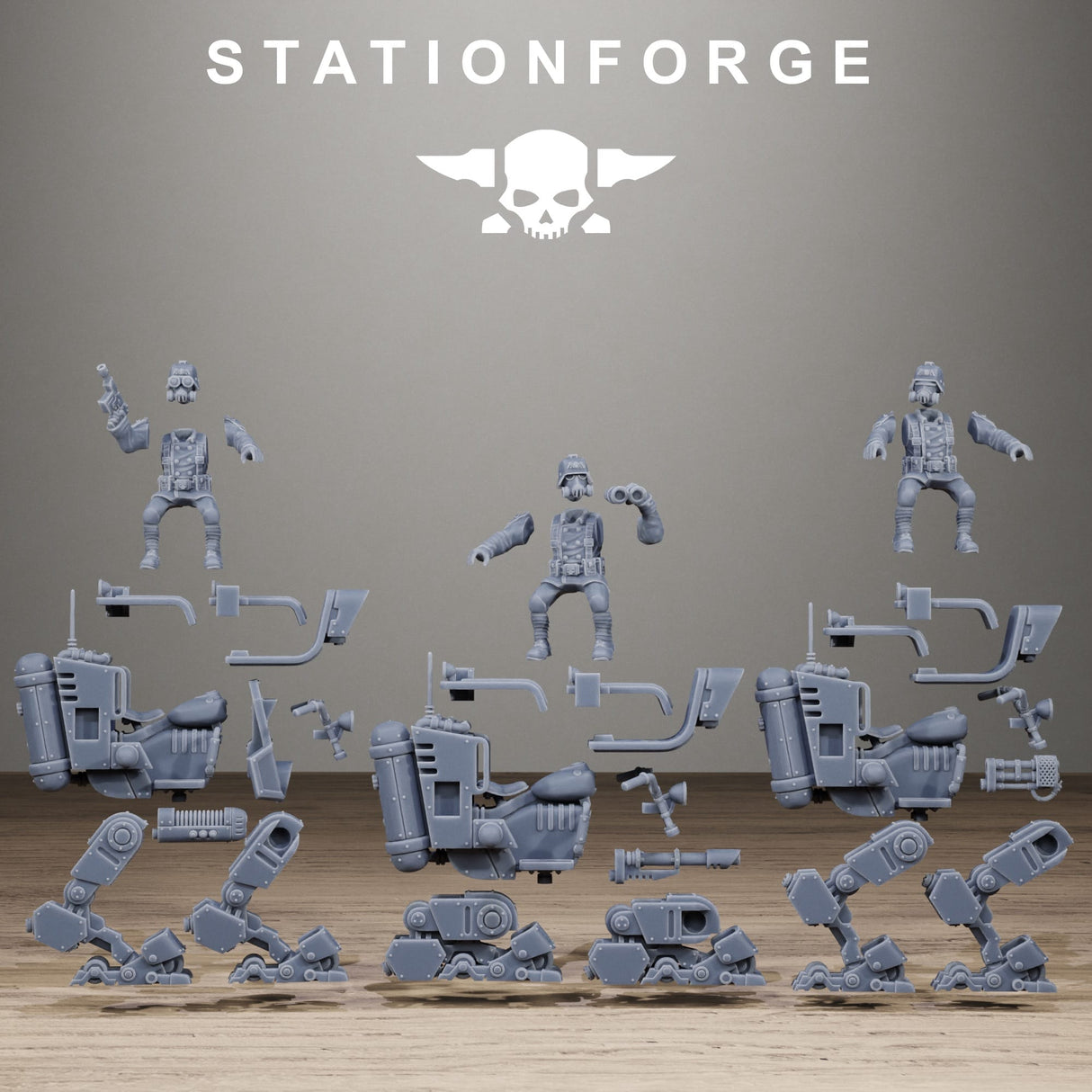 Tabletop Terrain Miniature GrimGuard Mini Walker