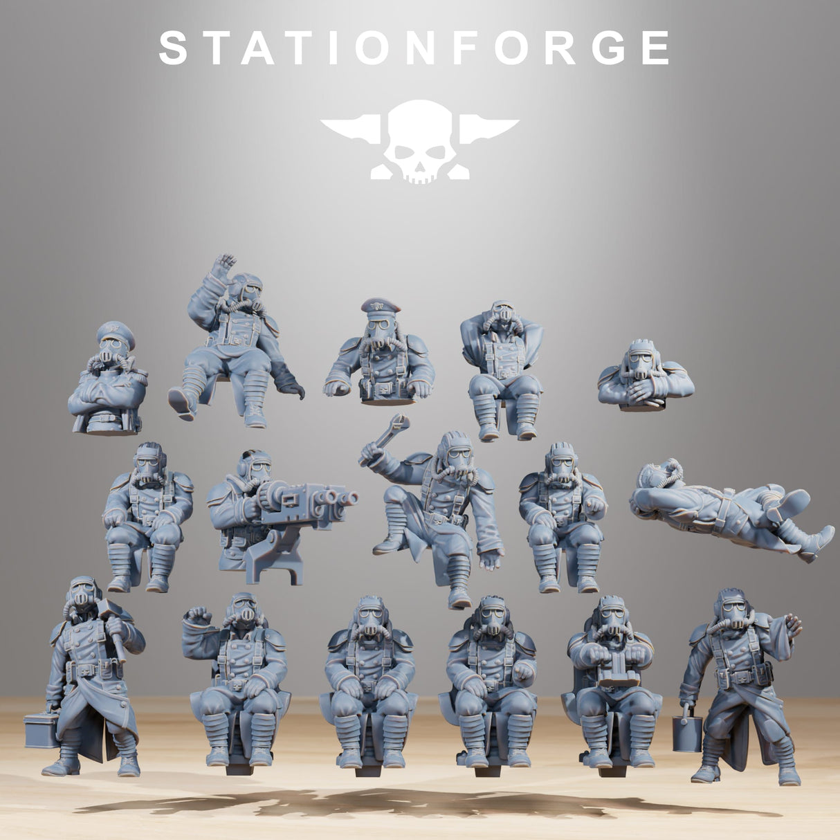 Tabletop Terrain Miniature GrimGuard Monolith Builder Kit