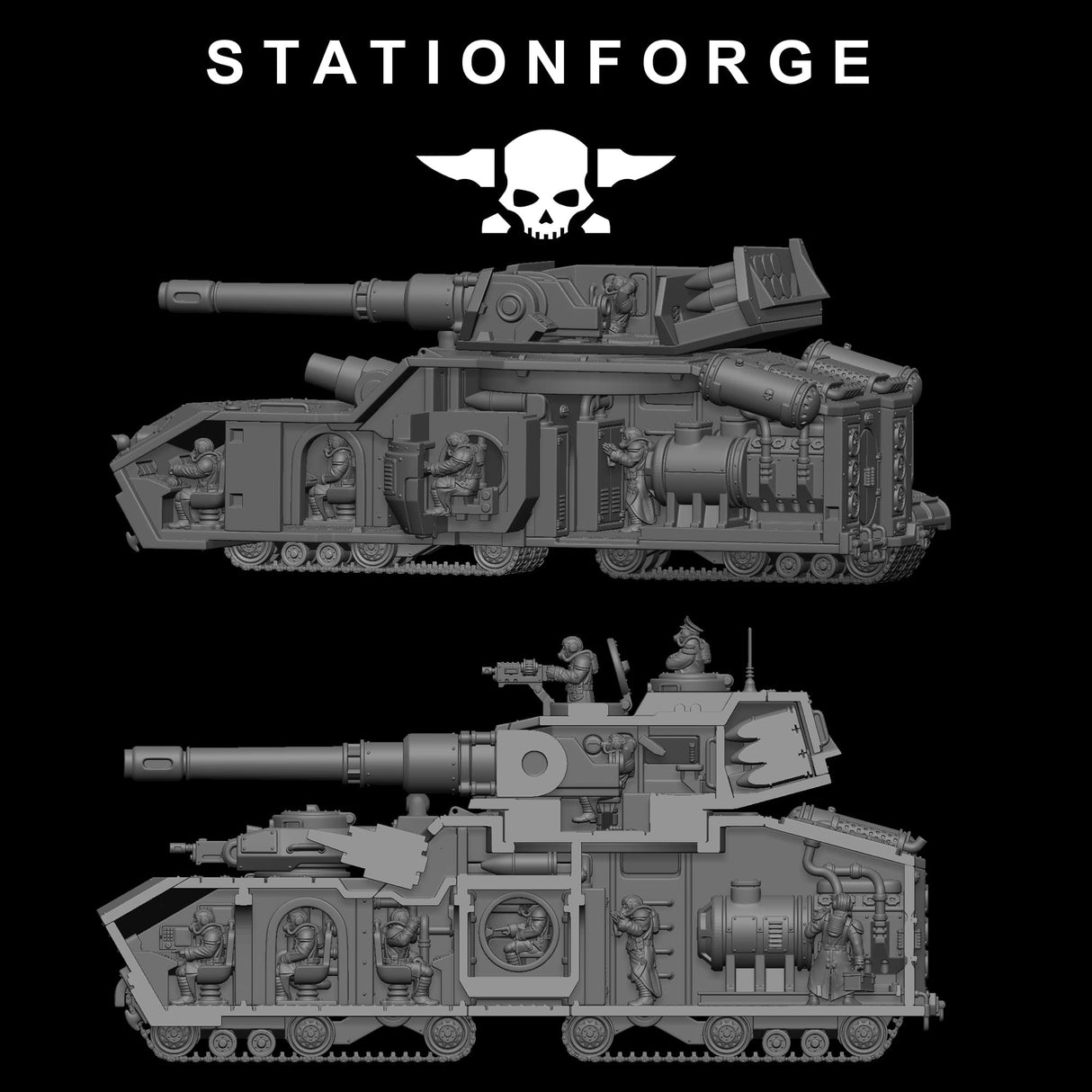 Tabletop Terrain Miniature GrimGuard Monolith Builder Kit