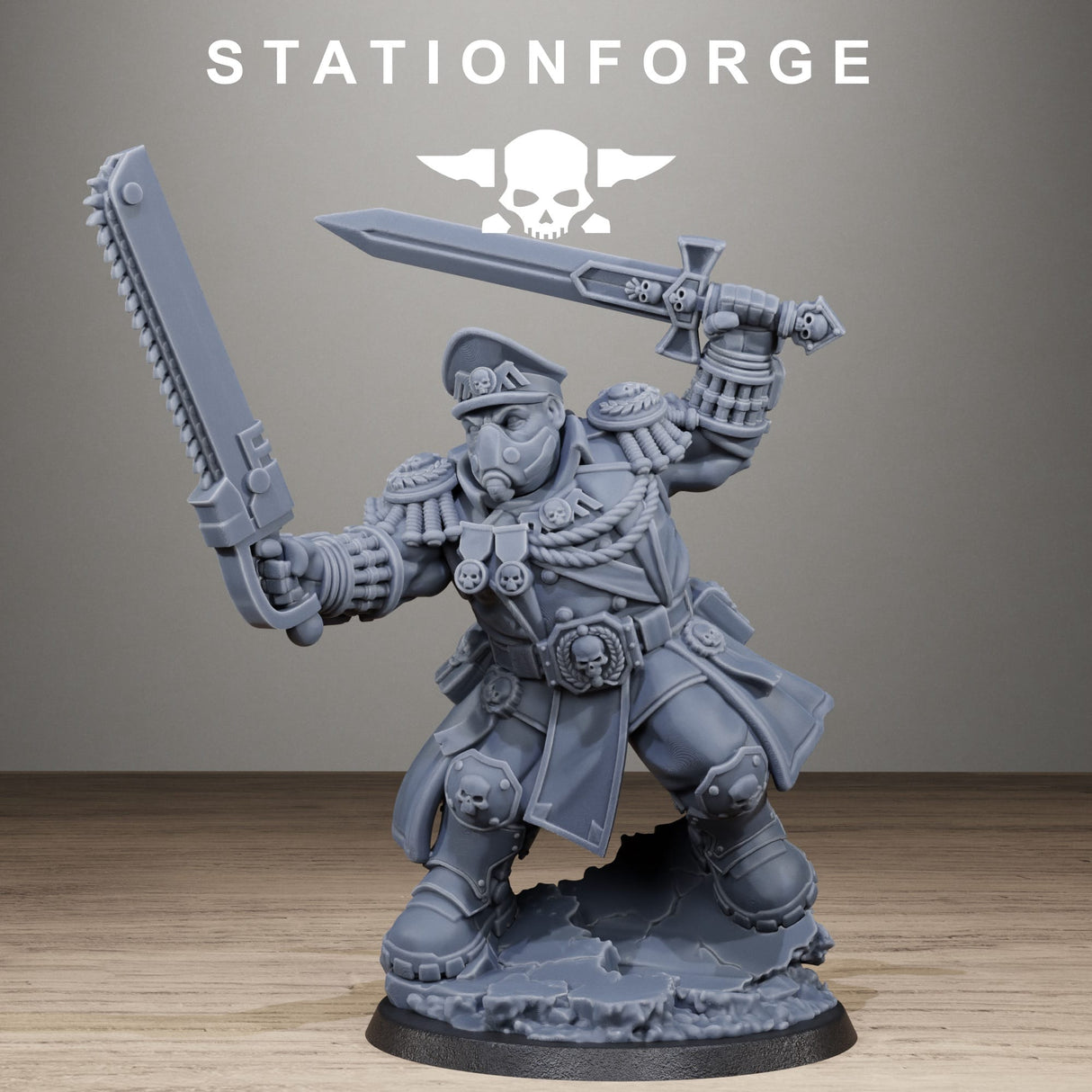 Tabletop Terrain Miniature GrimGuard Mutant Leader