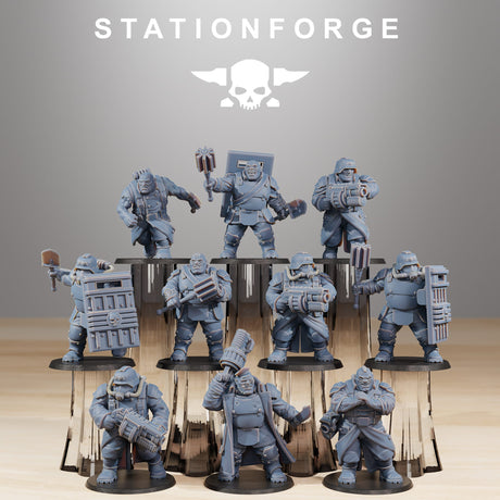 Tabletop Terrain Miniature GrimGuard Mutants