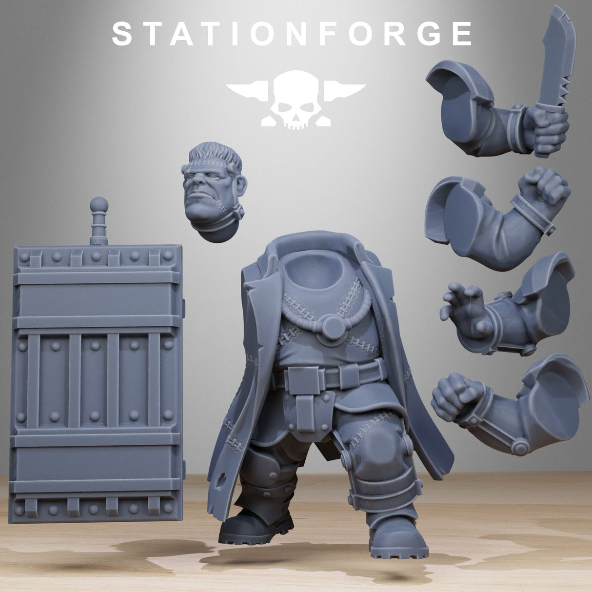 Tabletop Terrain Miniature GrimGuard Mutantstein