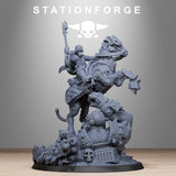 Tabletop Terrain Miniature GrimGuard Officer Horseman