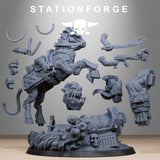 Tabletop Terrain Miniature GrimGuard Officer Horseman