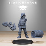 Tabletop Terrain Miniature GrimGuard Paintball Squad