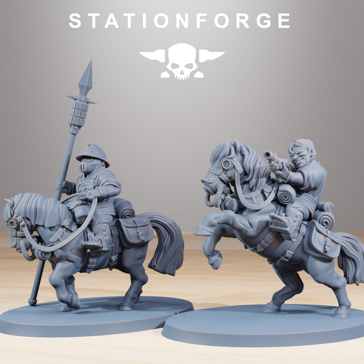Tabletop Terrain Miniature GrimGuard Pony Cavalry