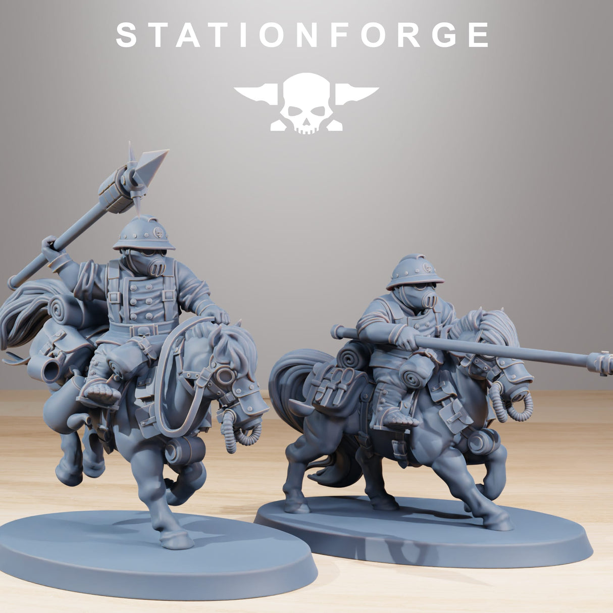 Tabletop Terrain Miniature GrimGuard Pony Cavalry